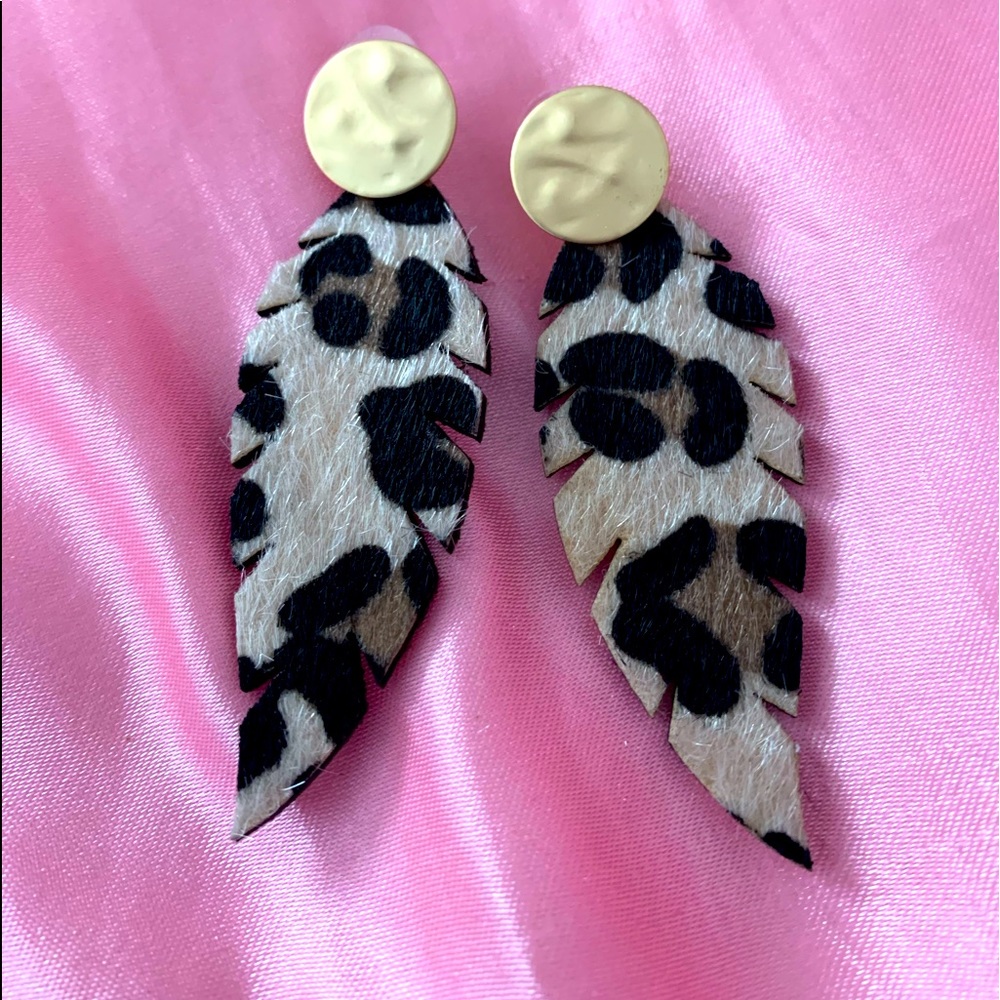 Leopard Print Earrings